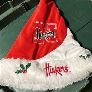 Nebraska husker Santa hat